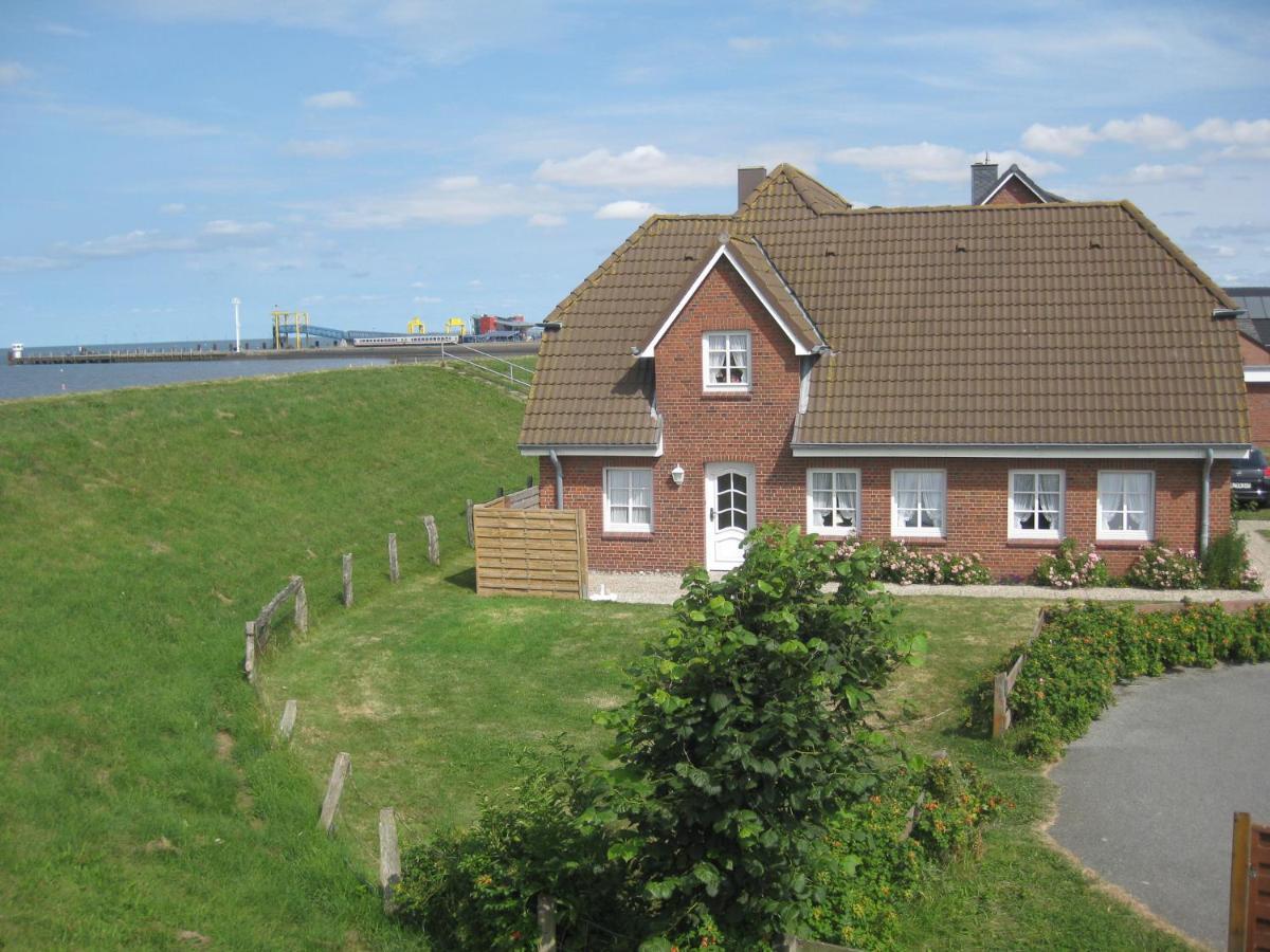 Dagebüll Direkt Am Deich - Ferienwohnung Amrum Im Gaestehaus Am Badedeich מראה חיצוני תמונה