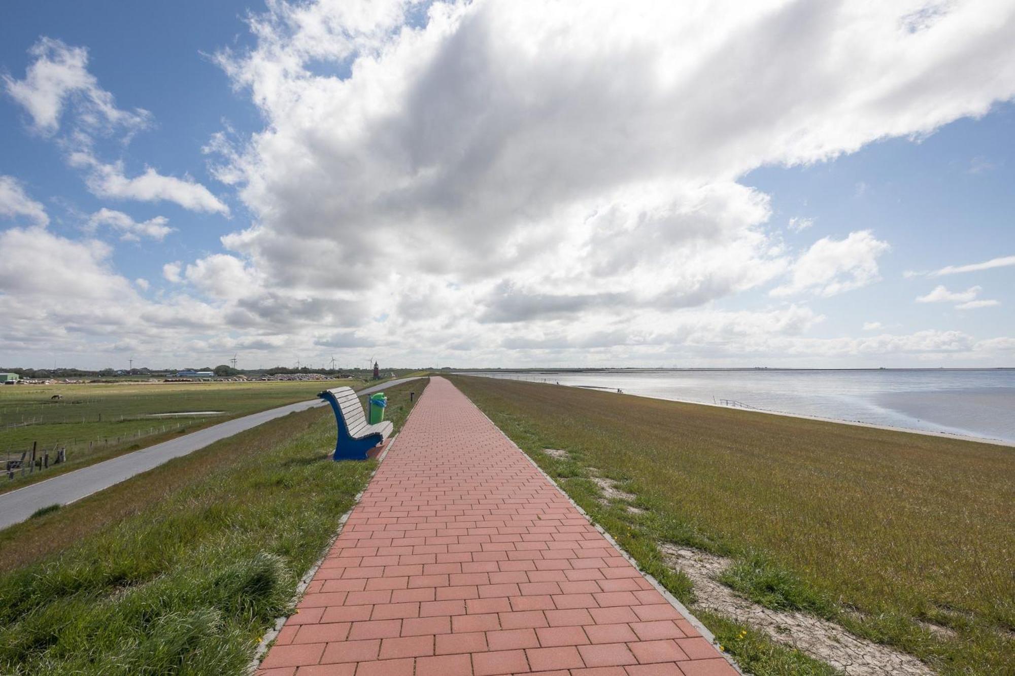 Dagebüll Direkt Am Deich - Ferienwohnung Amrum Im Gaestehaus Am Badedeich מראה חיצוני תמונה